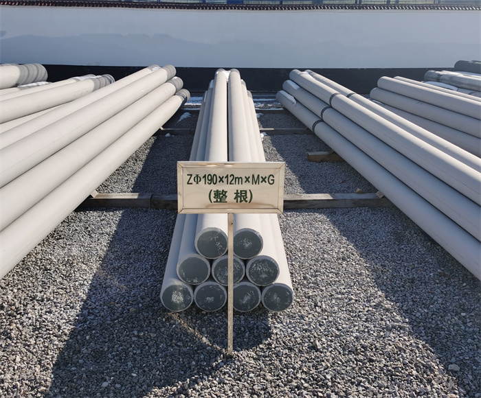 肃南190×12米钢筋混凝土水泥电线杆